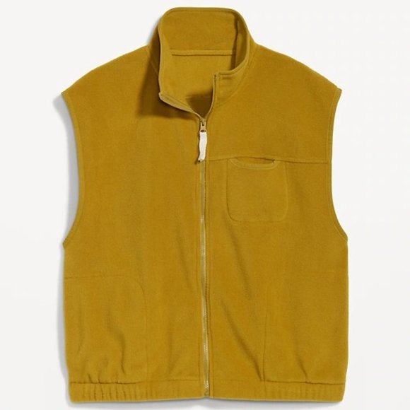 2/$20 Fleece full-zip vest | size L petite - Picture 2 of 6